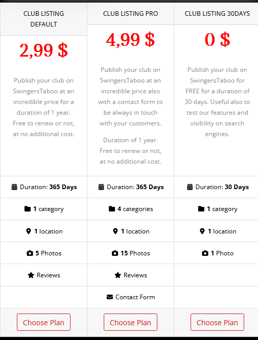 listing
