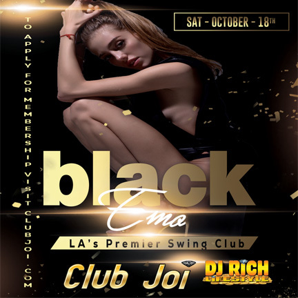 Emo in Black at Club Joi Wear Something Black and Tiny!