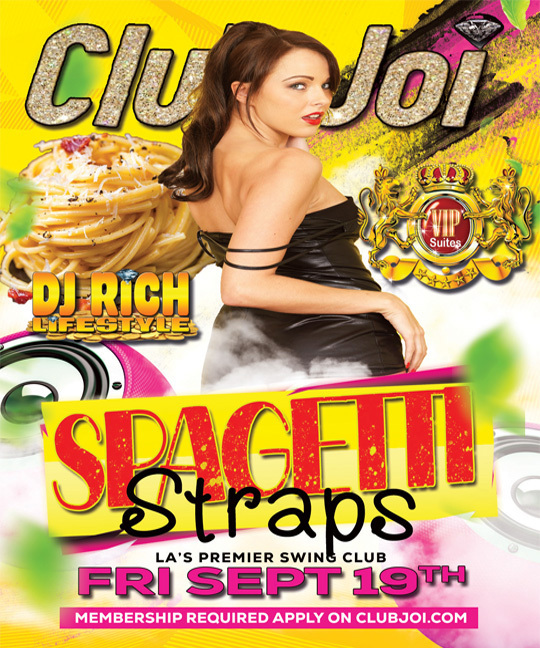 Spaghetti Strap Friday at Club Joi Those Little Straps Can't Stay Up all Night!