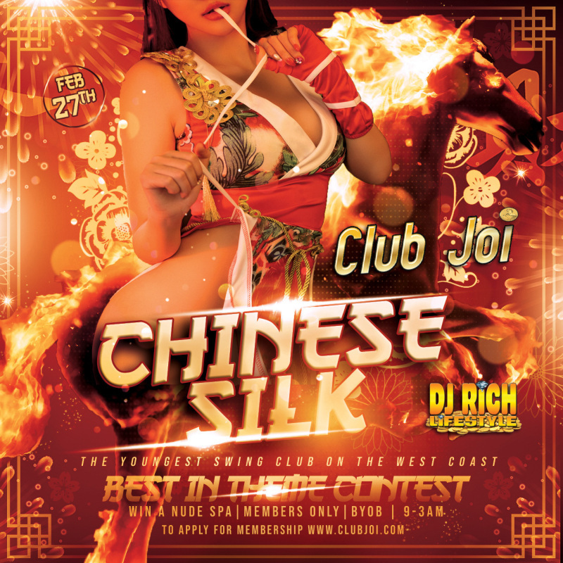 Chinese Silk Friday at Club Joi Silky Smooth and Sexy!