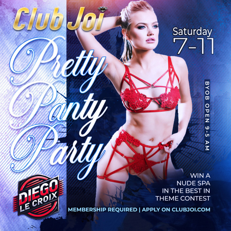 Pretty Panty Party at Club Joi No Ugly Undies. Pretty Panties Please!