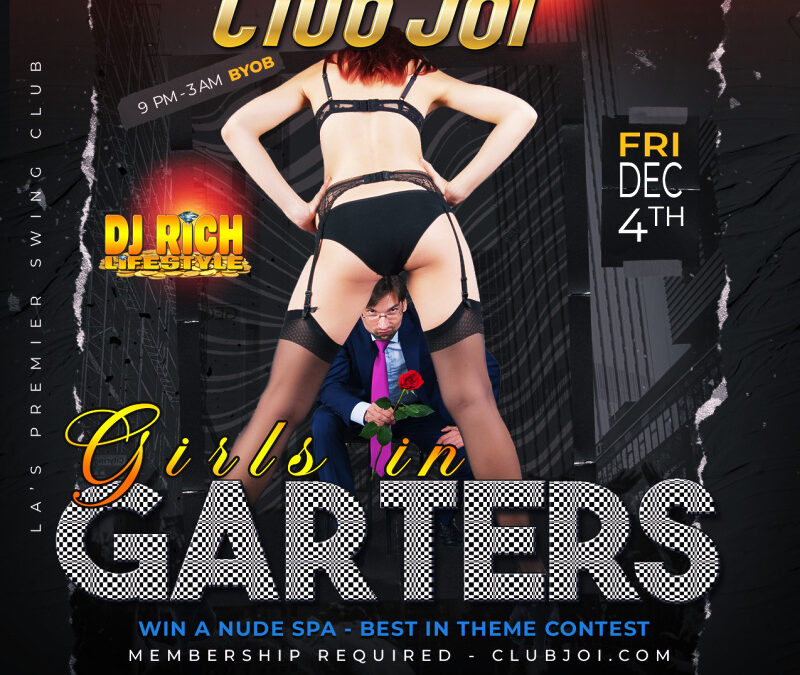 Garters Friday at Club Joi