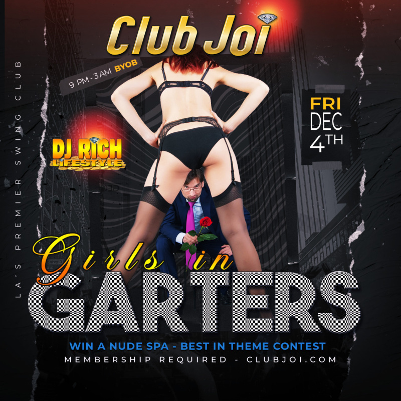 Garters Friday at Club Joi